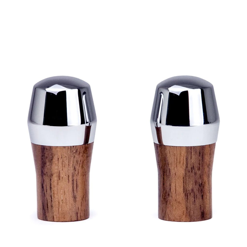 Wood Joysticks with Chrome (Set of 2) - The Noble Barista-Clive Coffee-