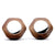 Wood Knobs with Chrome (Set of 2) - The Noble Barista-Clive Coffee-